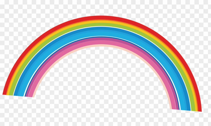 Rainbow Download Icon PNG