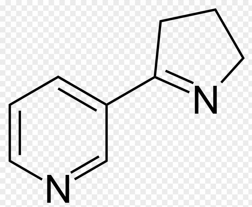 Tobacco Plant Chemical Formula Compound Substance Molecule Pyrrolidine PNG