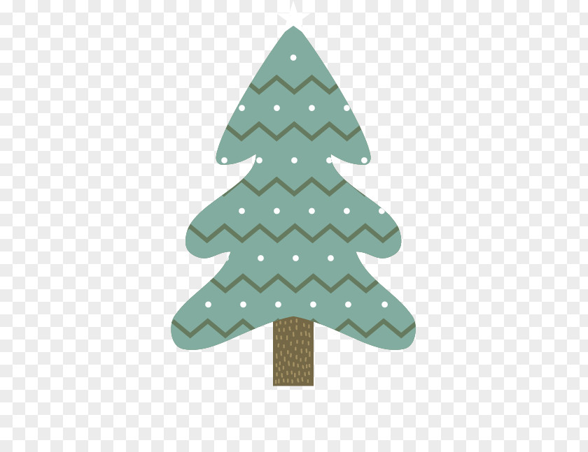 Cartoon Christmas Tree Fir PNG