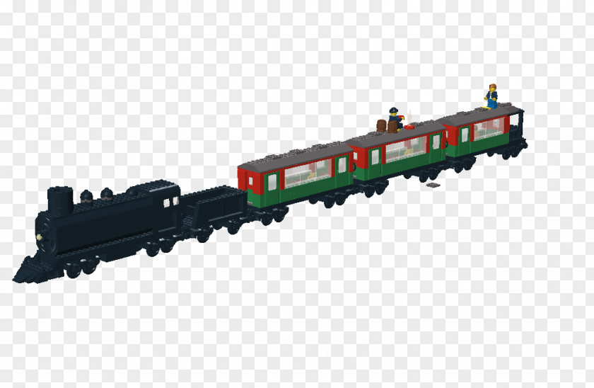Deluxe Train Rail Transport Rolling Stock Railroad Car PNG