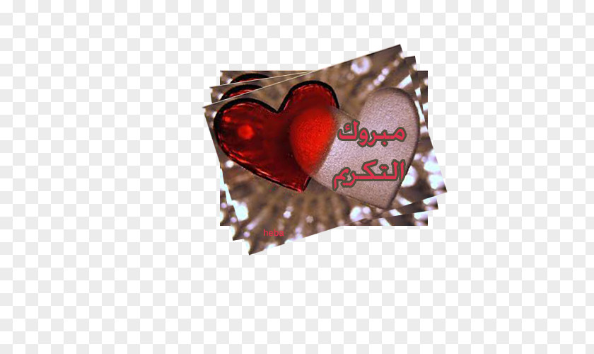 الف مبروك Heart Love PNG