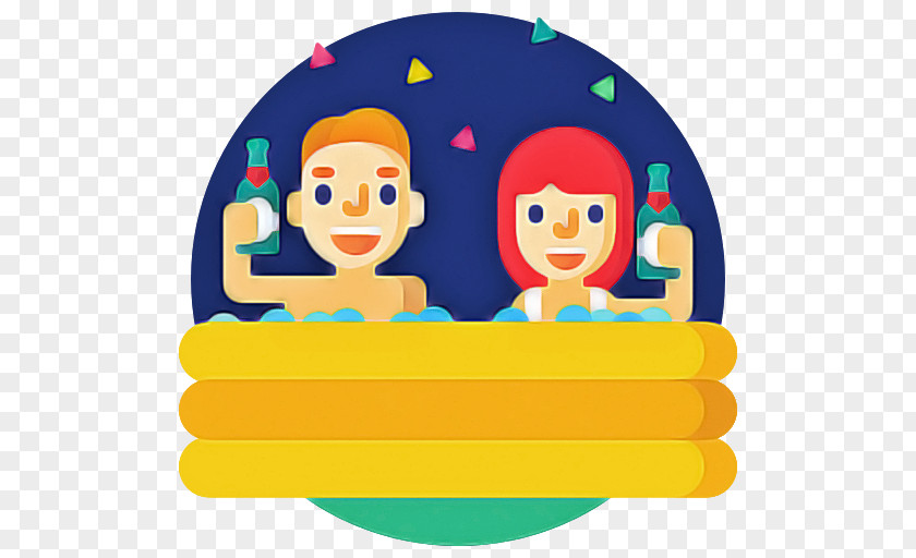 Icon Swimming Pool Party Birthday Bookmark PNG