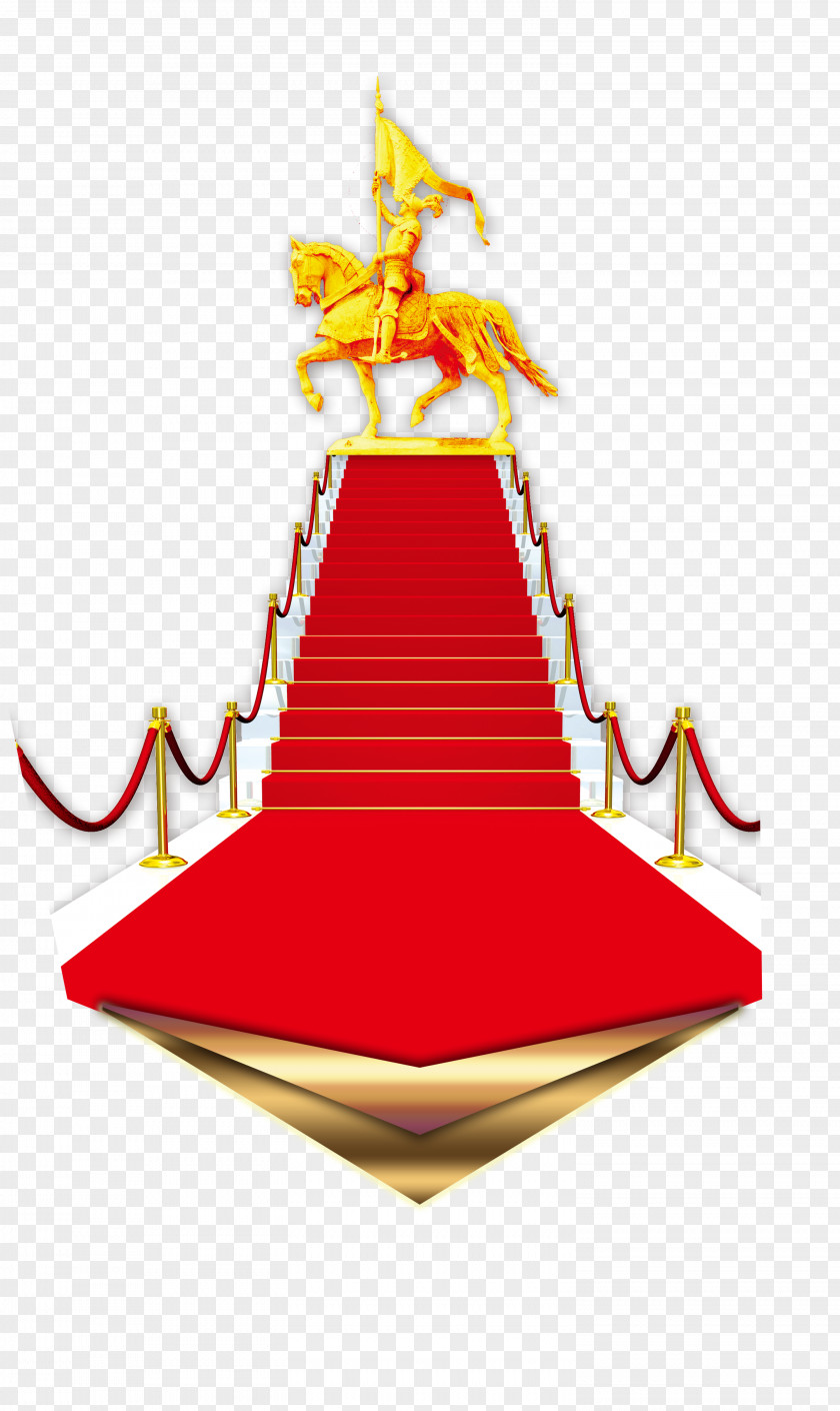 Stairs Fundal Red Carpet PNG