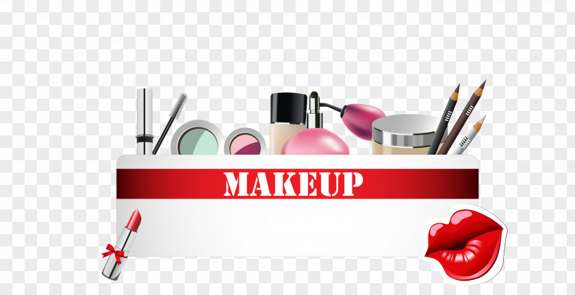 Vector Color Makeup Platter Cosmetics BB Cream PNG