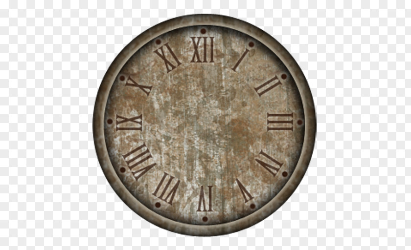 Coin Bronze Clock PNG