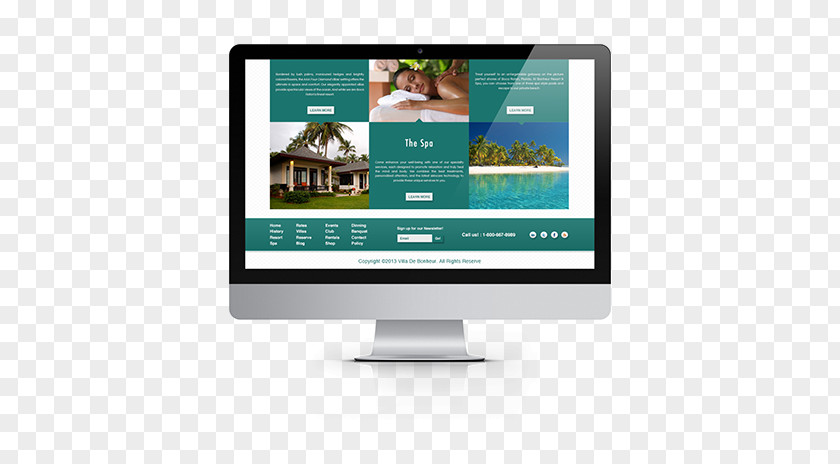 European Style Villa Responsive Web Design Development Technology PNG