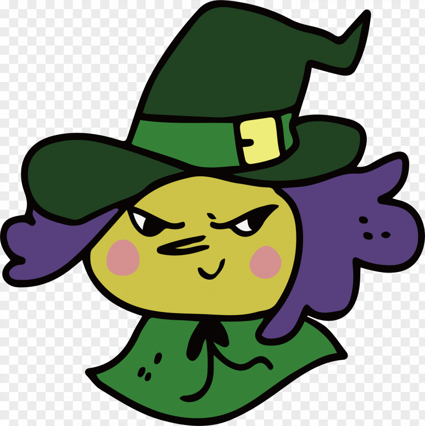Green Evil Witch Witchcraft Satanism Clip Art PNG