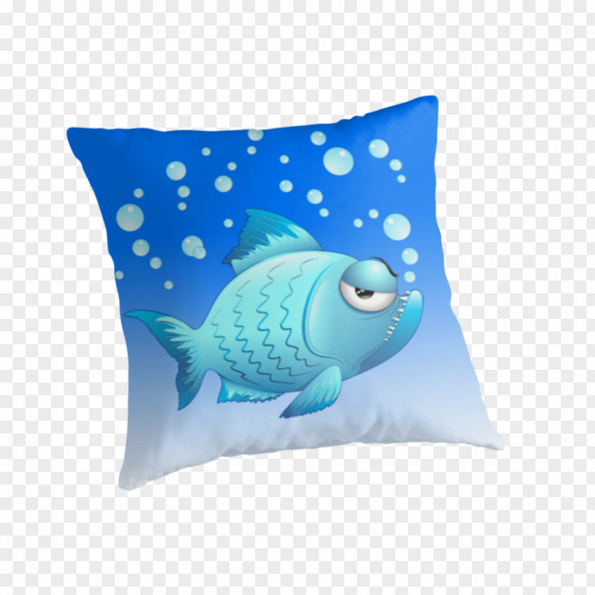 Lovely Fish Textile Throw Pillows Douchegordijn Cushion PNG