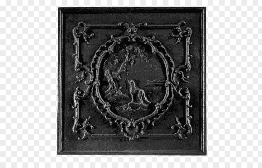 Nard Decorative Arts Cast Iron Picture Frames Chimney PNG