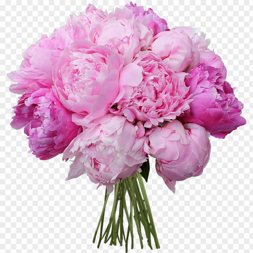 Peony Flower Bouquet Gift Wedding PNG