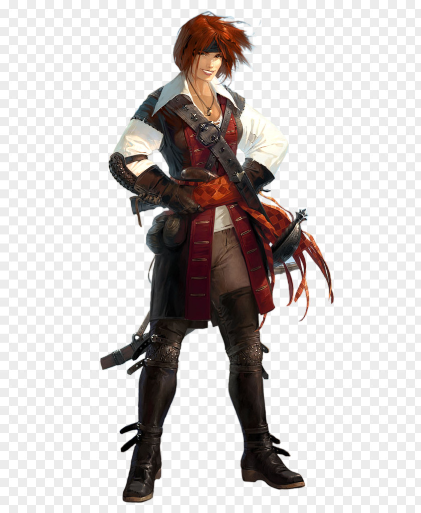 Pirate Digital Art Dungeons & Dragons Concept PNG