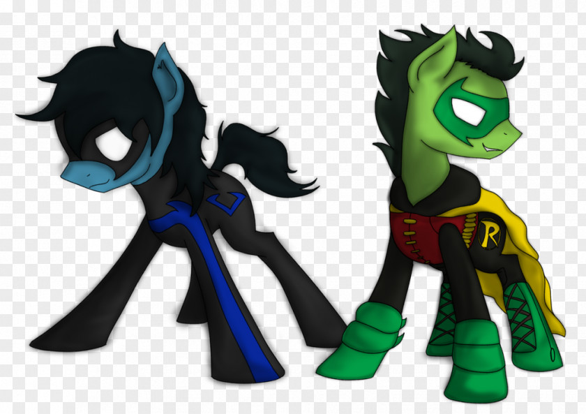 Raven Pony Damian Wayne Dick Grayson Horse PNG