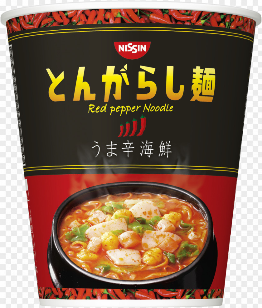 Tomato Nissin Spicy Seafood Red Pepper Instant Noodles Ramen Foods PNG