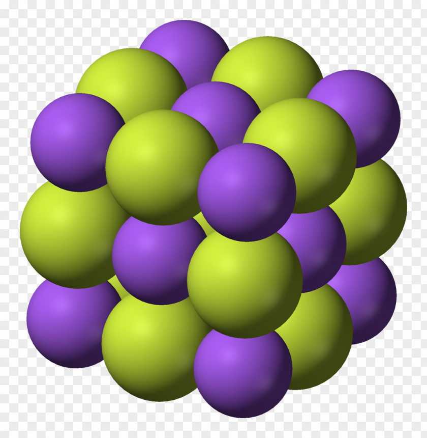 3d Sodium Fluoride Potassium Chloride PNG