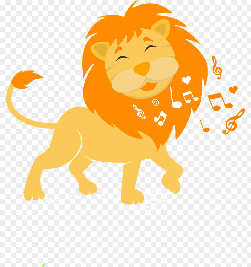 Cartoon Animals Lion Clip Art Vector Graphics Drawing PNG