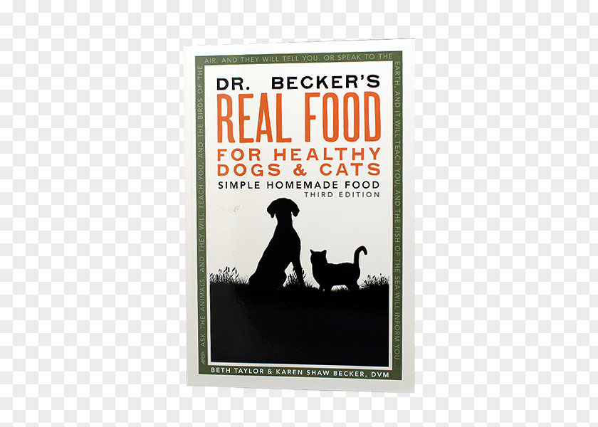 Dog Dr. Becker's Real Food For Healthy Dogs & Cats: Simple Homemade Raw Foodism Amazon.com PNG