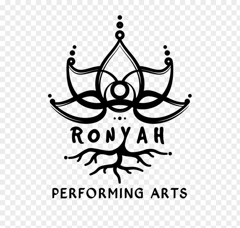 Performing Arts Logo Calligraphy Drawing Dance PNG
