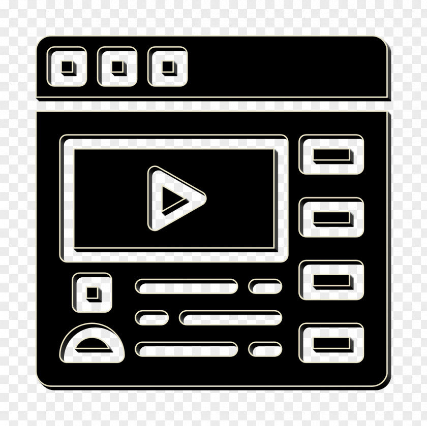User Interface Icon Vol 3 Video Stream PNG