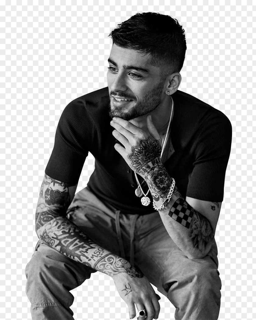 Zayn Malik Sleeve Tattoo Fashion Male PNG