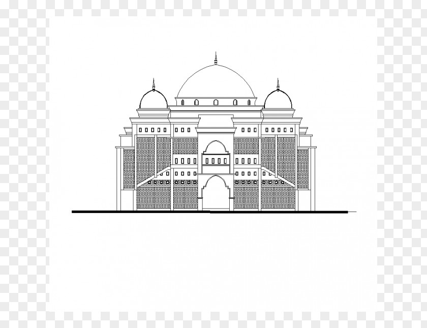 Al-Aqsa Mosque Facade Classical Architecture Middle Ages Synagogue PNG