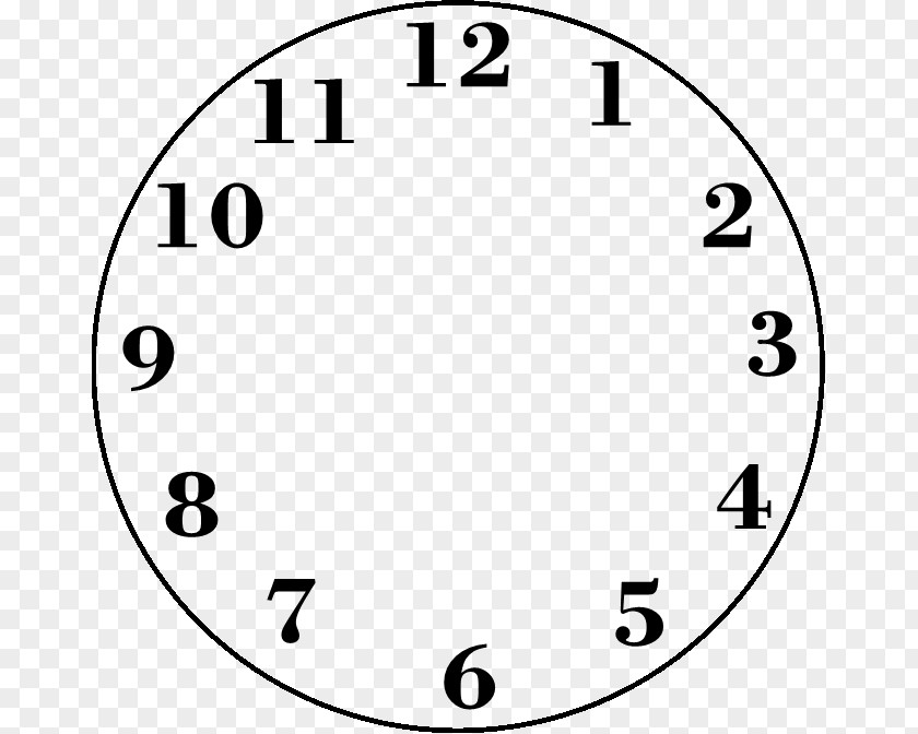 Clock Without Hands Face Measurement Time Clip Art PNG