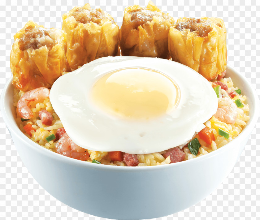 Fried Rice Egg Full Breakfast Asian Cuisine Food PNG