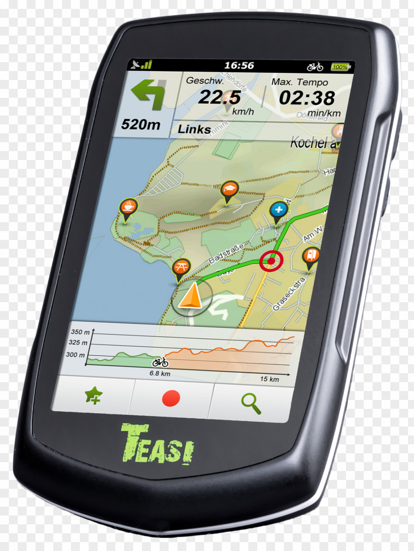 Bicycle Feature Phone GPS Navigation Systems Computers Automotive System PNG