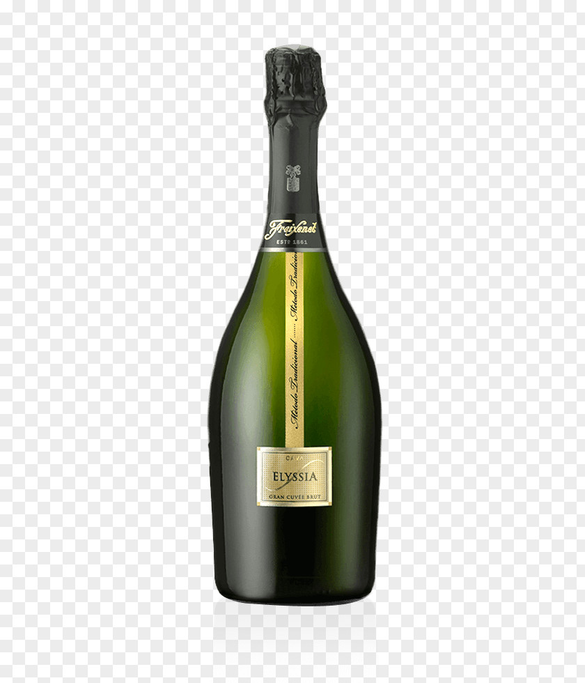 Champagne Janisson & Fils Cava DO Sparkling Wine Penedès PNG