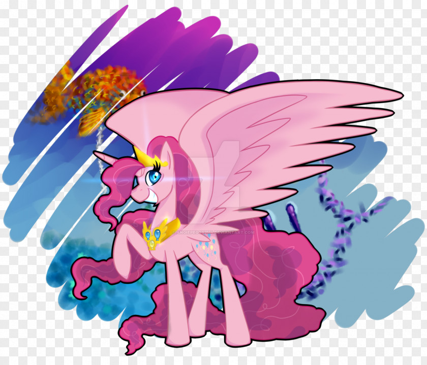 Princess Pinkie Pie Pony Art Winged Unicorn PNG
