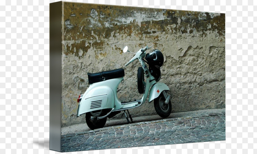 Vespa Italy Work Of Art Scooter Fine PNG