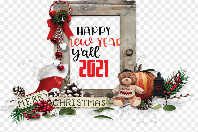 2021 Happy New Year Wishes PNG