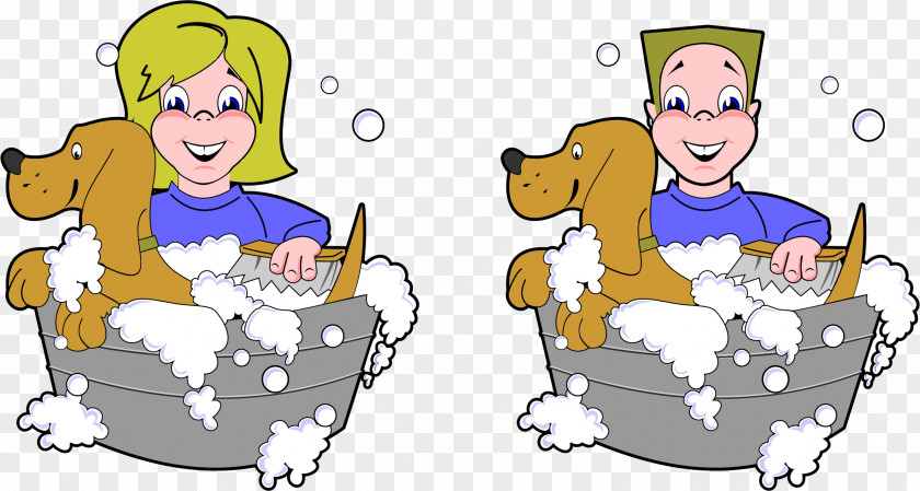 Dog Washing Cliparts Yorkshire Terrier Grooming Bathing Clip Art PNG