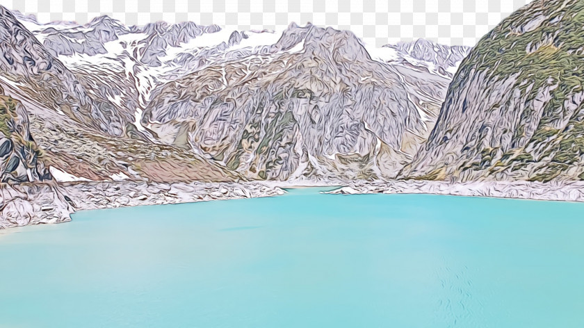 Mount Scenery Glacial Lake Crater Fjord Glacier PNG