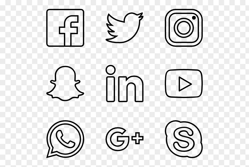 Social Media Icons PNG
