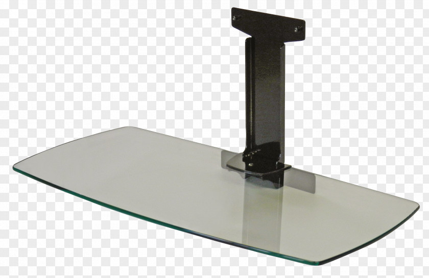 Table Toughened Glass Shelf Metal PNG