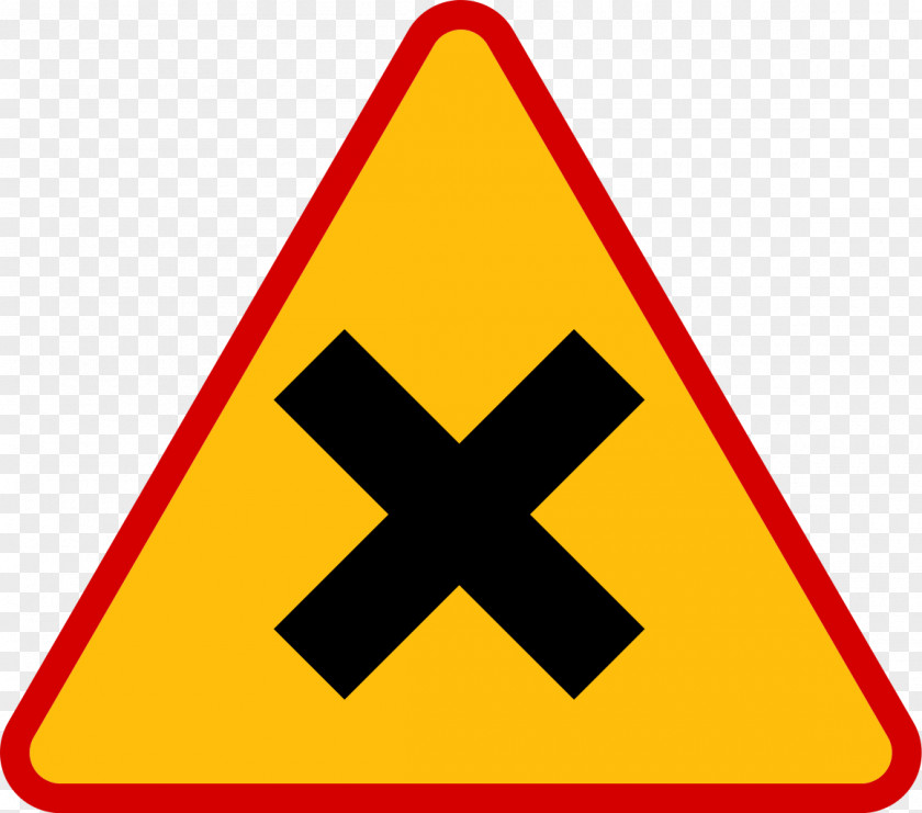 Thumbtack Priority To The Right Poland Traffic Sign Intersection PNG