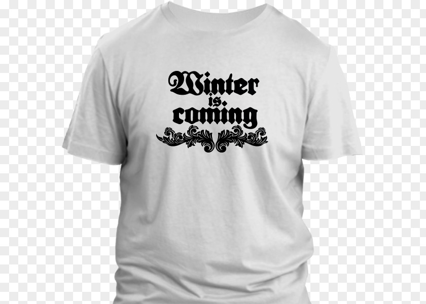 Winter Is Coming Printed T-shirt Hoodie Bluza PNG
