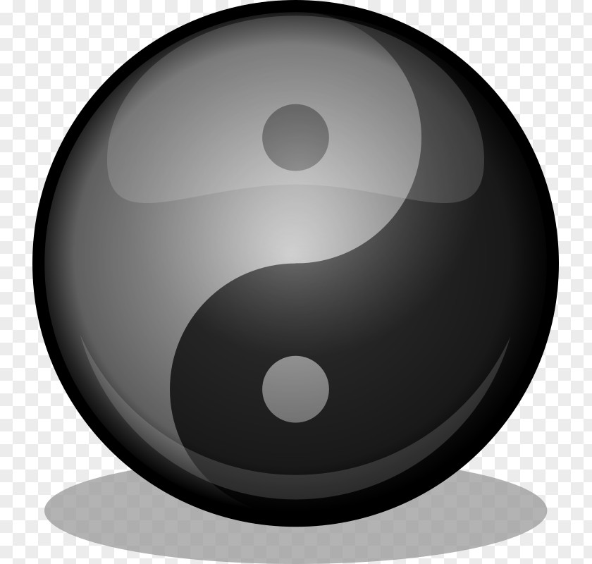 Yin Yang And Symbol Clip Art PNG