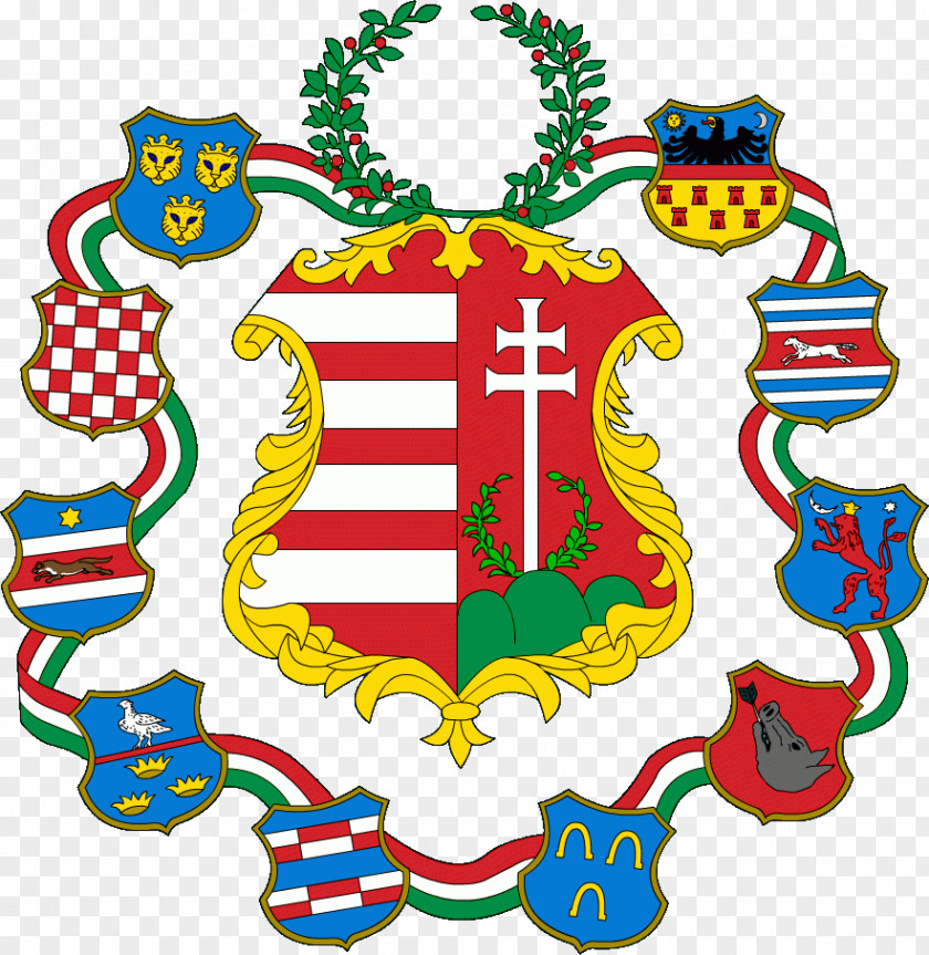 Giant Coat Of Arms Hungary Kingdom Croatia PNG