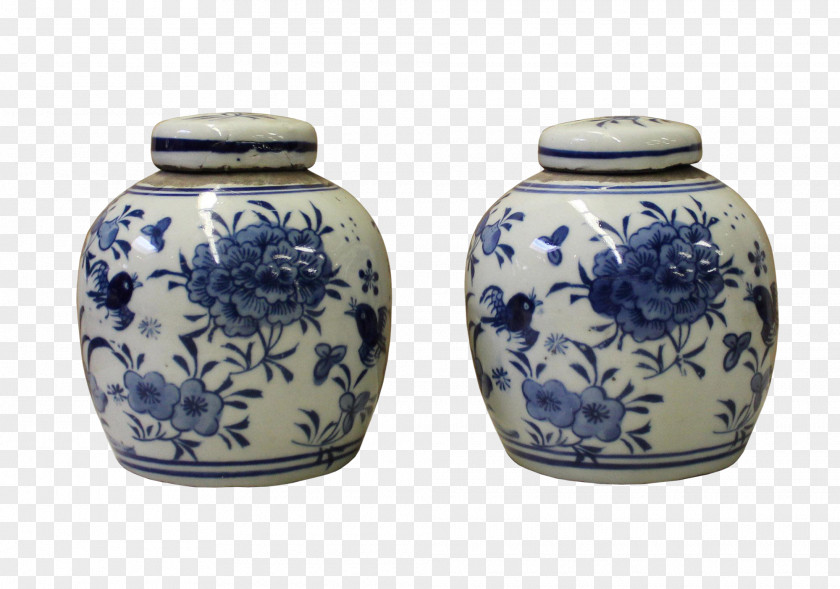 The Blue And White Porcelain Pottery Vase Ceramic Jar PNG