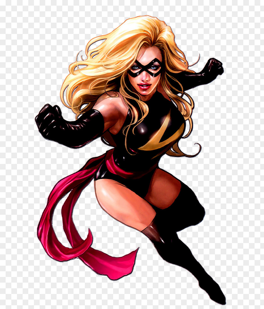 Tigra Marvel Carol Danvers Captain (Mar-Vell) The Super Heroes Comics PNG