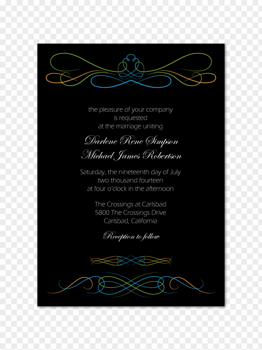 Wedding Invitation Convite Teal Font PNG