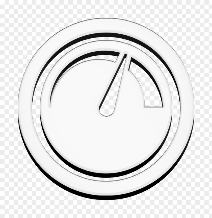 Work Tools Icon Circular Speedometer And Utensils PNG