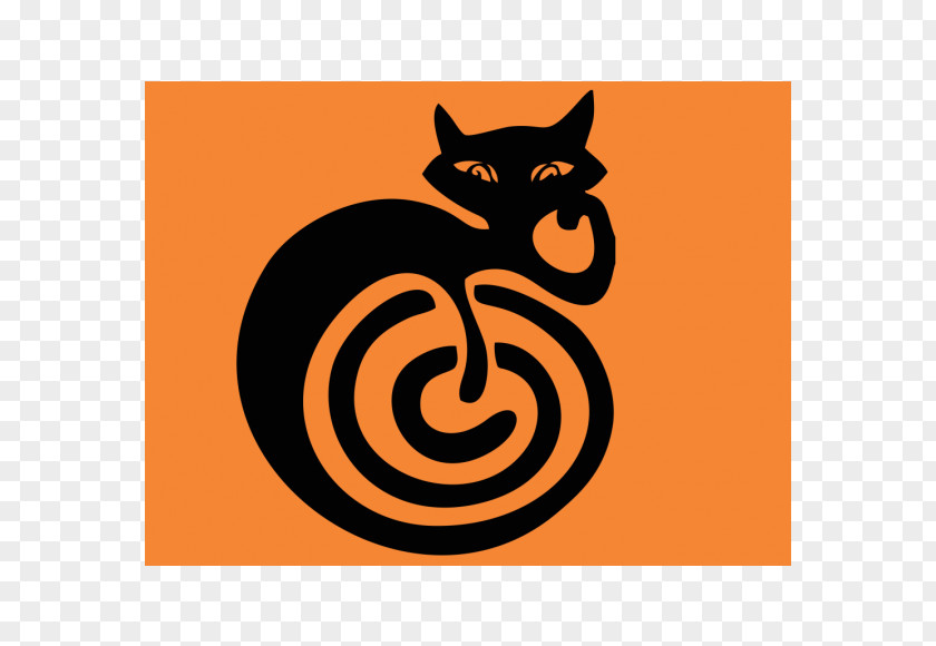 Cat Black Old School (tattoo) PNG