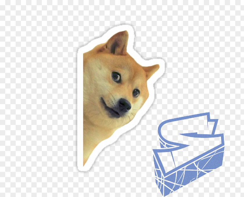 Dog Fun Doge Shiba Inu Sticker Roller Rat Logo PNG