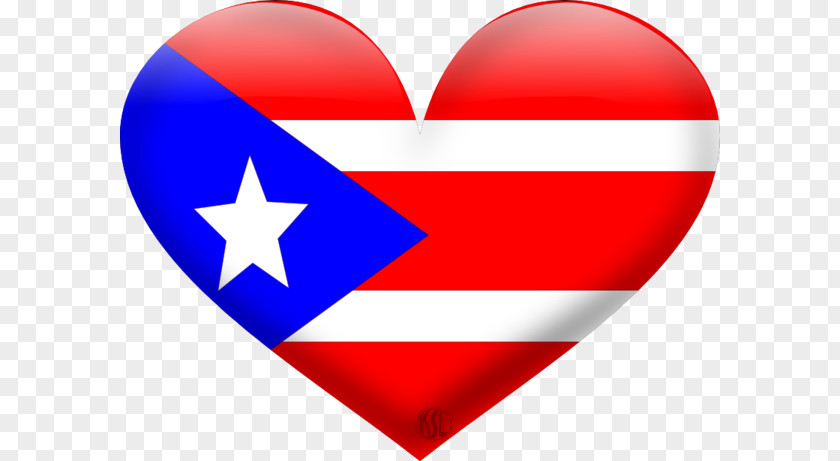 Heart Flag Of Puerto Rico Hurricane Maria PNG