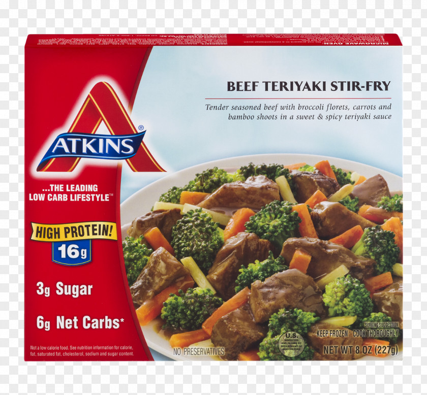 Meat Atkins Diet Teriyaki Shrimp And Prawn As Food TV Dinner Stir Frying PNG