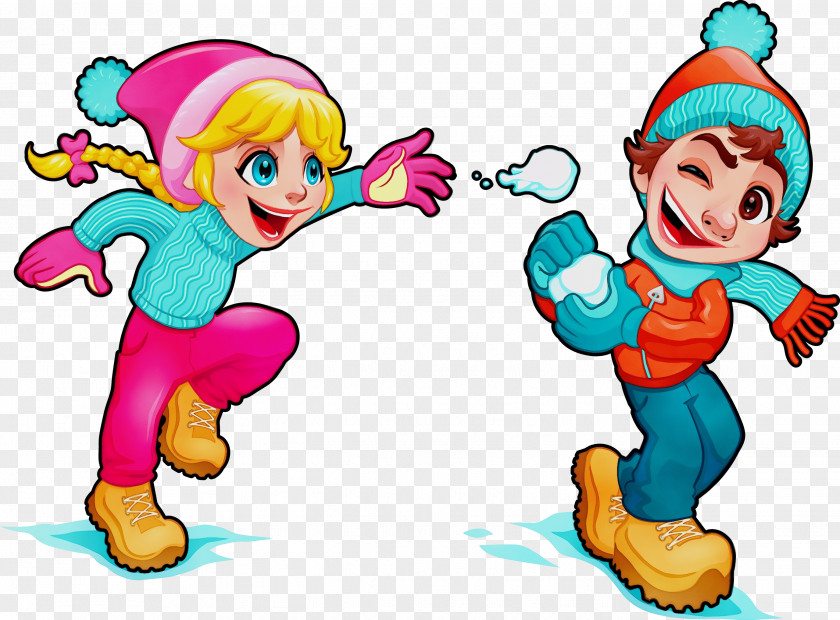 Playing In The Snow Fictional Character Background PNG