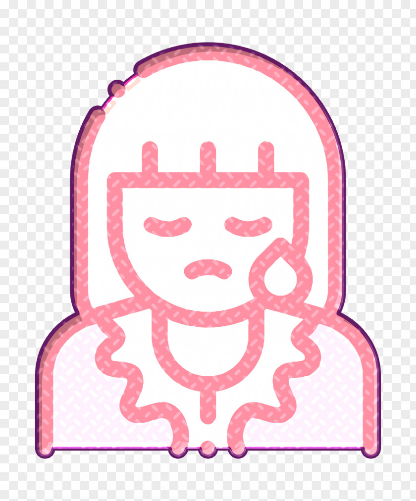 Sad Icon Funeral Woman PNG