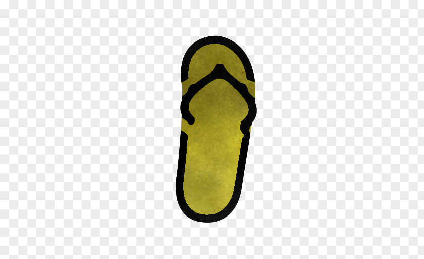 Slipper Flip-flops Yellow Outdoor Shoe PNG